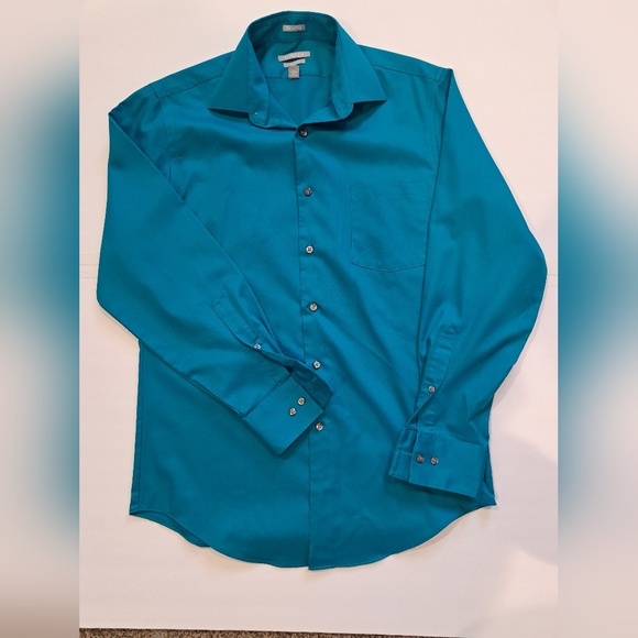 Van Heusen blue long sleve - Picture 1 of 2
